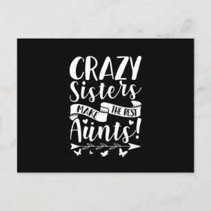 Crazy Sisters maakt de beste manieren Aankondigingskaart