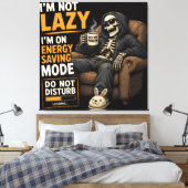 Crazy Skeleton Vibes Canvas Afdruk (Insitu (Slaapkamer))