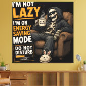 Crazy Skeleton Vibes Canvas Afdruk (Insitu (Woonkamer))