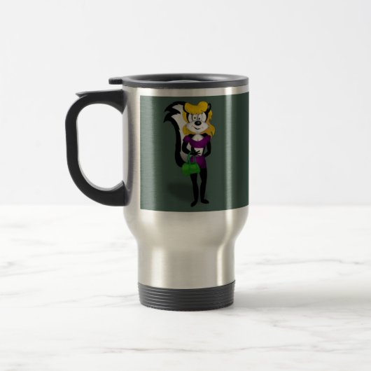 Crazy Skunk Travel Mug Reisbeker (Links)