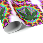 Crazy Smoke Weed Fun Rasta Cadeaupapier (Rol Hoek)