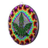 Crazy Smoke Weed Fun Rasta Dartbord (Voorkant Rechts)