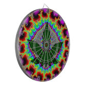 Crazy Smoke Weed Fun Rasta Dartbord (Voorkant Links)