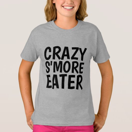 CRAZY S'MORE EATER T-shirts (Voorkant)