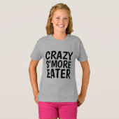 CRAZY S'MORE EATER T-shirts (Voorkant volledig)