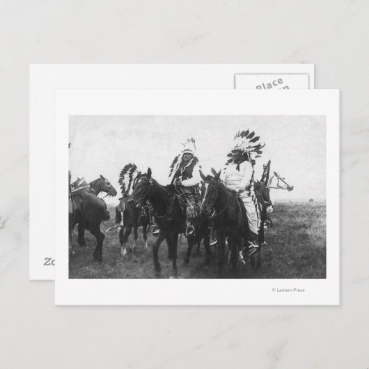 Crazy Snake Assemblage van zijn aankomst Briefkaart (Voorkant / Achterkant)