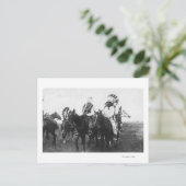 Crazy Snake Assemblage van zijn aankomst Briefkaart (Staand voorkant)