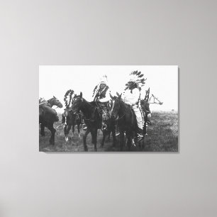 Crazy Snake Assemblage van zijn aankomst Canvas Afdruk