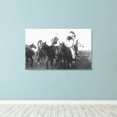 Crazy Snake Assemblage van zijn aankomst Canvas Afdruk (Insitu (Houten vloer))