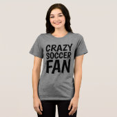 CRAZY SOCCER FAN T-shirts (Voorkant volledig)