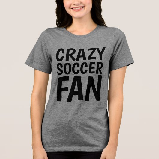CRAZY SOCCER FAN T-shirts (Voorkant)