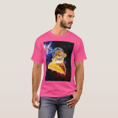 Crazy Space Taco Cat Funny T-shirt (Voorkant volledig)