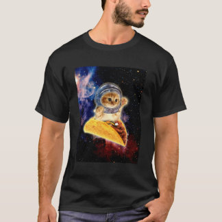 Crazy Space Taco Cat Funny V2 T-shirt