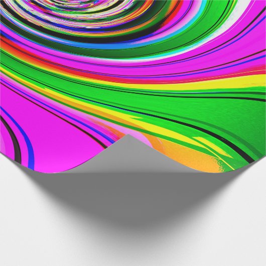 Crazy Spiral Wrapping Paper Cadeaupapier (Hoek)