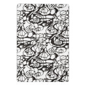 Crazy Spirals Lines Black II + je rug. en idee Mini Klembord (Achterkant)