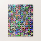 Crazy Squares iPad 3 Skin Legpuzzel (Verticaal)