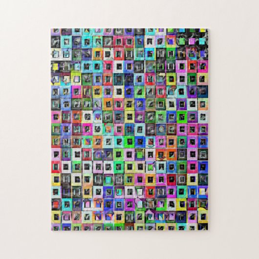 Crazy Squares iPad 3 Skin Legpuzzel (Verticaal)