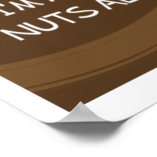 Crazy Squirrel Poster (Hoek)