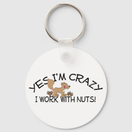 Crazy Squirrel Sleutelhanger