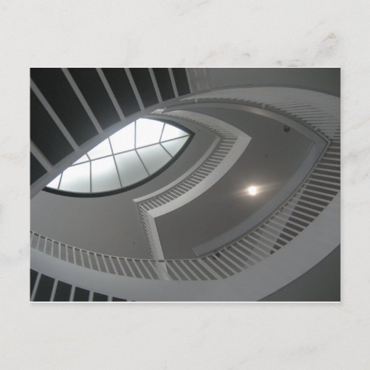 Crazy Staircase die naar boven kijkt Briefkaart (Voorkant)