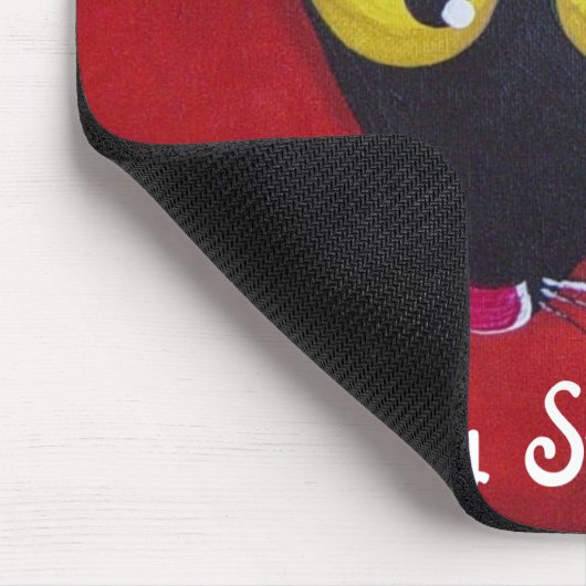 Crazy Stressie Cat Muismat (Hoek)