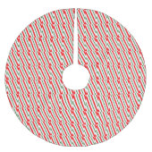 Crazy Stripes kerstboomrok Kerstboom Rok (Voorkant)