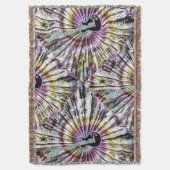 Crazy Stropdas-Dye Effect Colorful Guitar Throw Bl Deken (Voorkant Verticaal)
