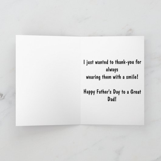 Crazy Stropdassen Vaderdag Kaart (Binnen)