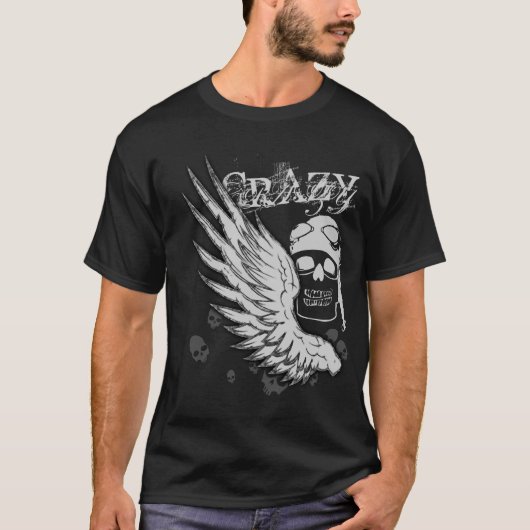 Crazy Suicide Pilot T-shirt (Voorkant)
