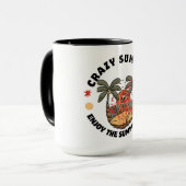 Crazy Summer Skeleton Mok (Voorkant links)