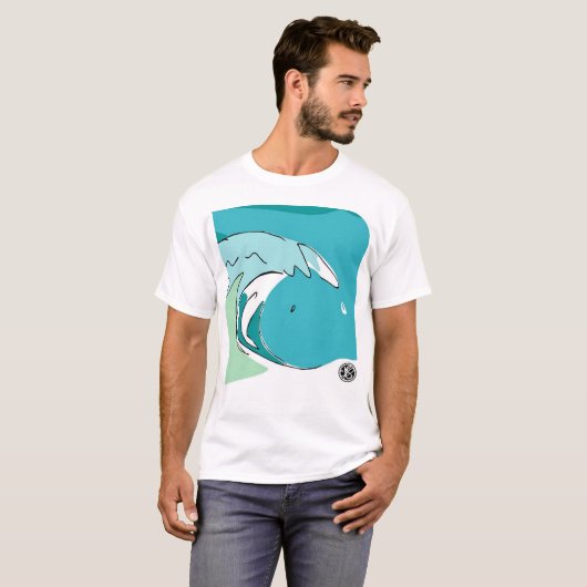 Crazy Surf T-shirt (Voorkant volledig)