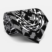 Crazy Swirl Design Stropdas (Opgerold)