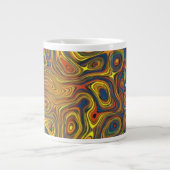 Crazy Swirls Jumbo-size Mok, Abstract design Grote Koffiekop (Voorkant)