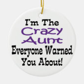 Crazy Tante Ornament (Voorkant)