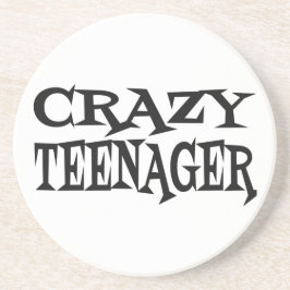 Crazy Teenager Zandsteen Onderzetter