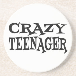 Crazy Teenager Zandsteen Onderzetter