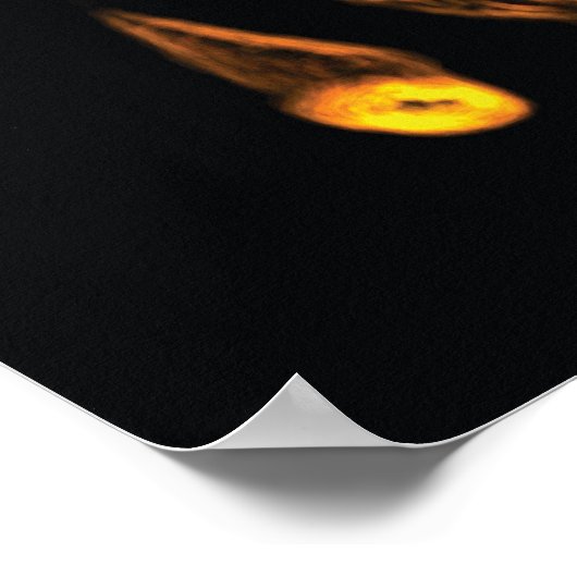 Crazy Teeth Bite Dentist Orthodontist Poster (Hoek)