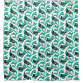 Crazy toiletpapier douchegordijn (Voorkant)