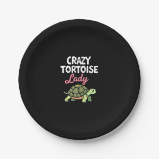 Crazy Tortoise Lady Tortoises Mom Women Turtle (4) Papieren Bordje