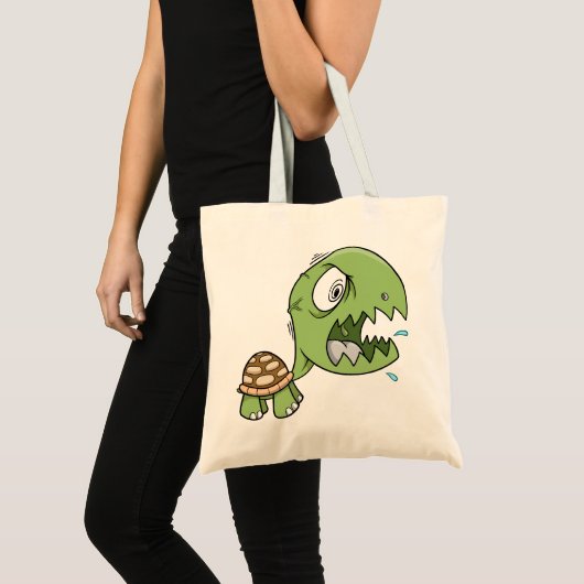 Crazy Tough Insane Turtle Bug Tote Bag (Voorkant (product))