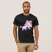 Crazy Tough Unicorn Pony T-shirt (Voorkant volledig)