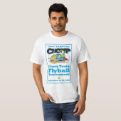 Crazy Train Flyball Tourney T-shirt (Voorkant volledig)