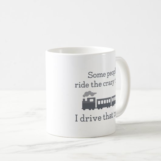 Crazy Train Koffiemok (Voorkant rechts)