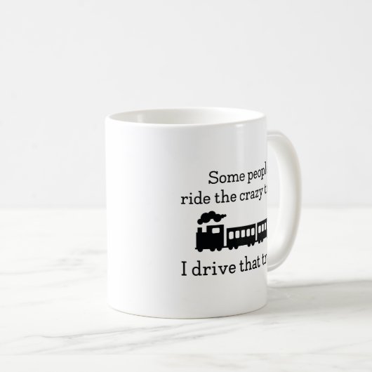 Crazy Train Koffiemok (Voorkant rechts)