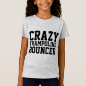 CRAZY TRAMPOLINE BOUNCER Kinder T-shirts (Voorkant)