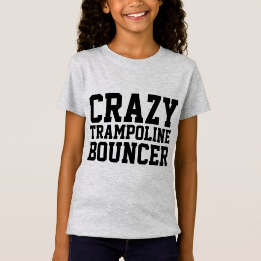 CRAZY TRAMPOLINE BOUNCER Kinder T-shirts (Voorkant)