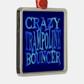 Crazy Trampoline Bouncer Metalen Ornament (Rechts)