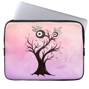 Crazy Tree Creatink Art Pink Fantasy Laptop Sleeve