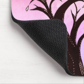 Crazy Tree Creatink Art Pink Fantasy Muismat (Hoek)