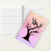 Crazy Tree Creatink Art Pink Fantasy Notitieboek (Binnen)